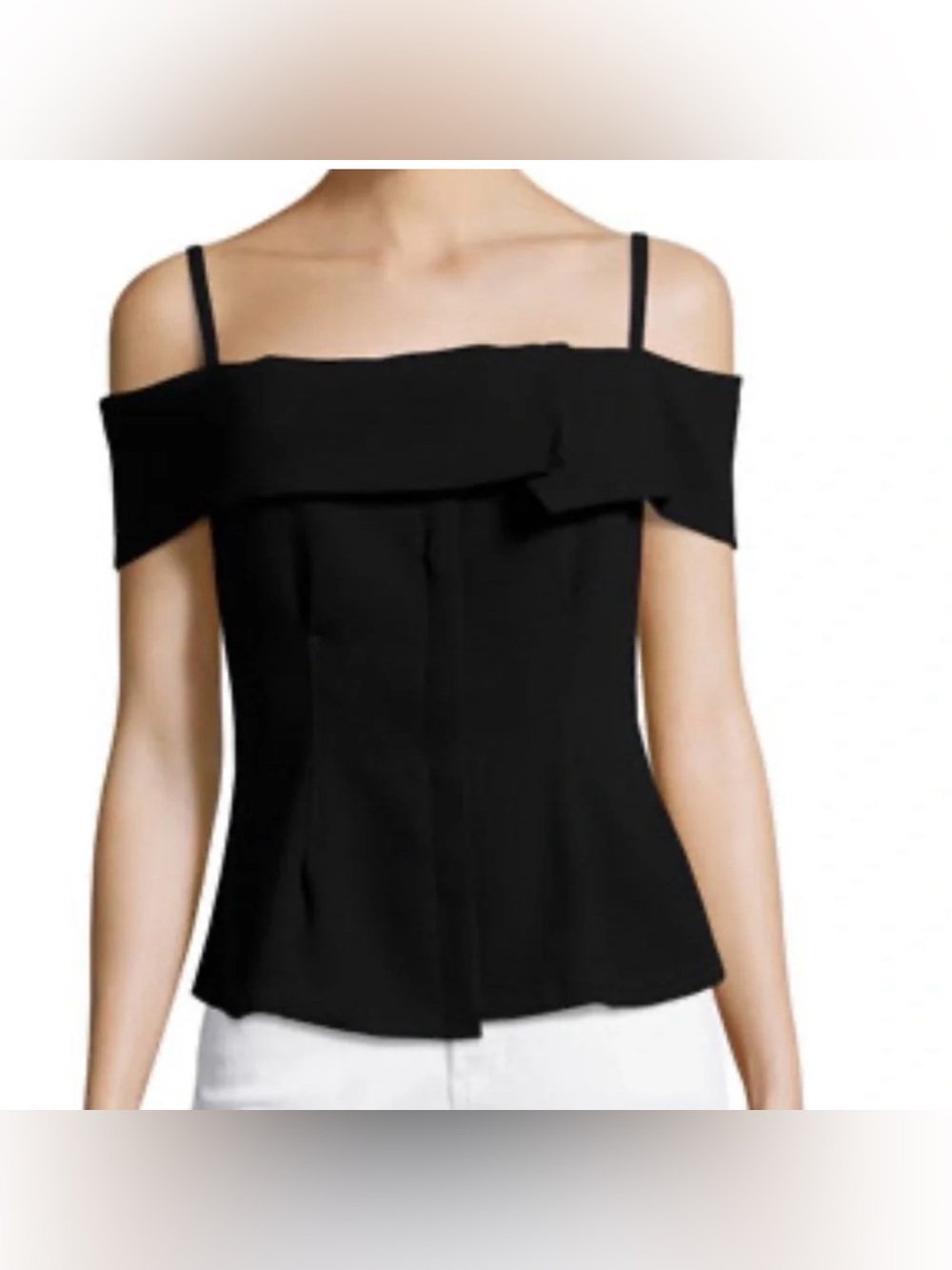 Theory Berstein Cold Shoulder Top